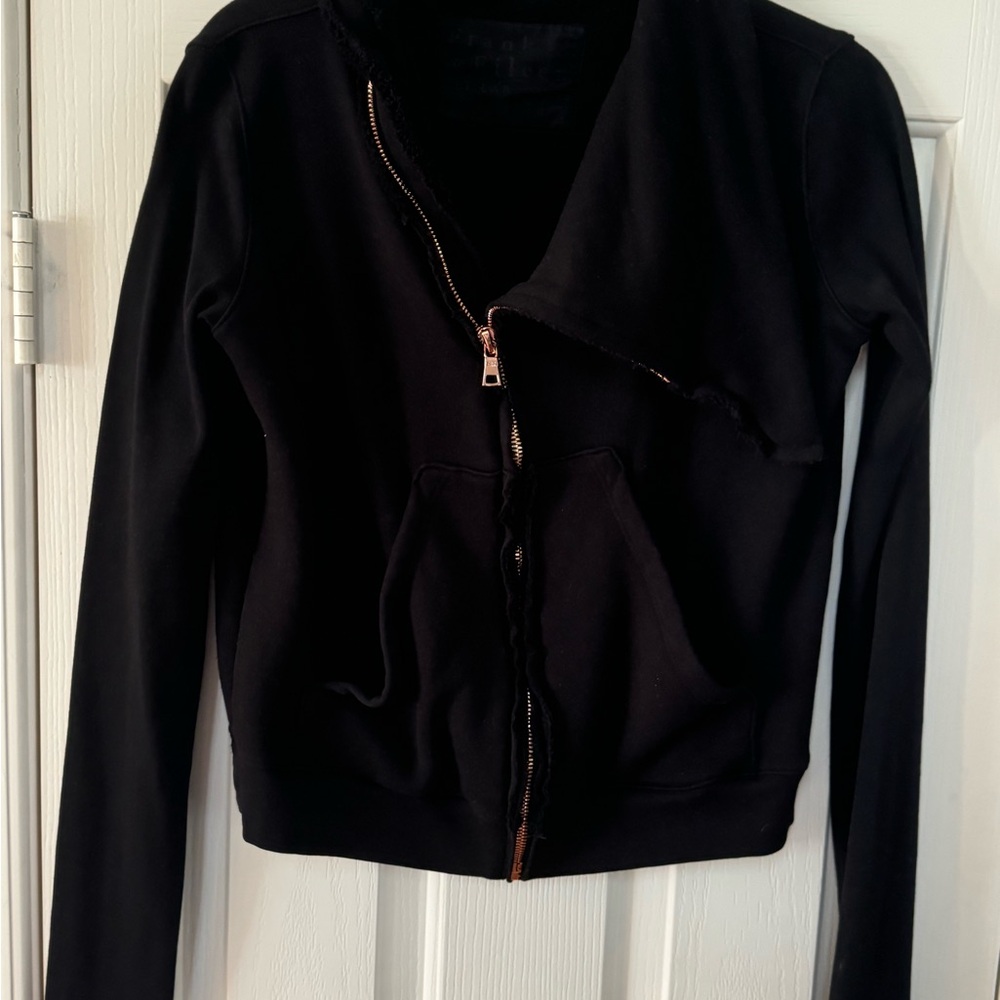 Frank & Eileen Black Bomber Jacket